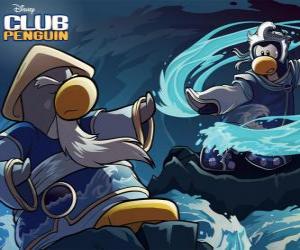 yapboz Ninja penguenler, ünlü Club Penguin karakterleri